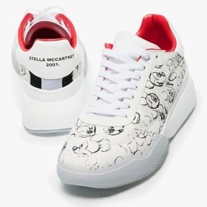 Stella McCartney × Disney Fantasia Loop 2001 Black & White Tennis Shoes Sneaker
